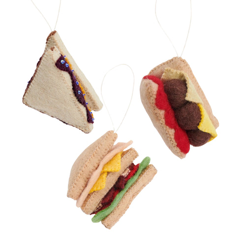 Felt Sandwich Ornaments