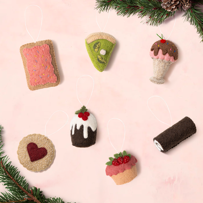 Felt Sweet Treat Ornaments