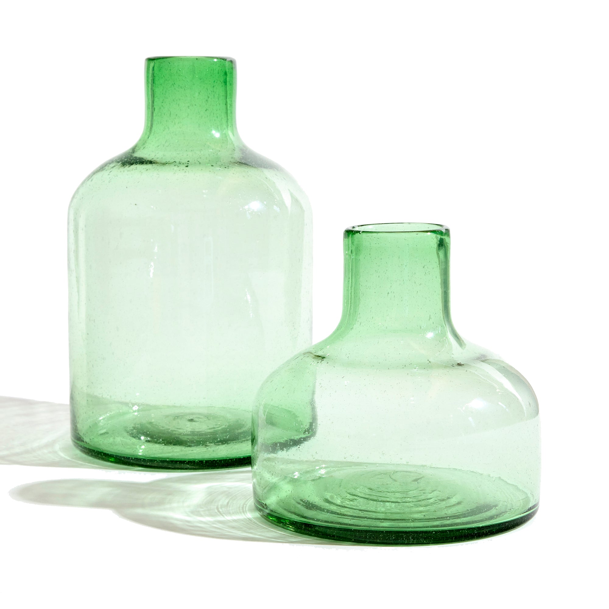 Verde Short Glass Vase