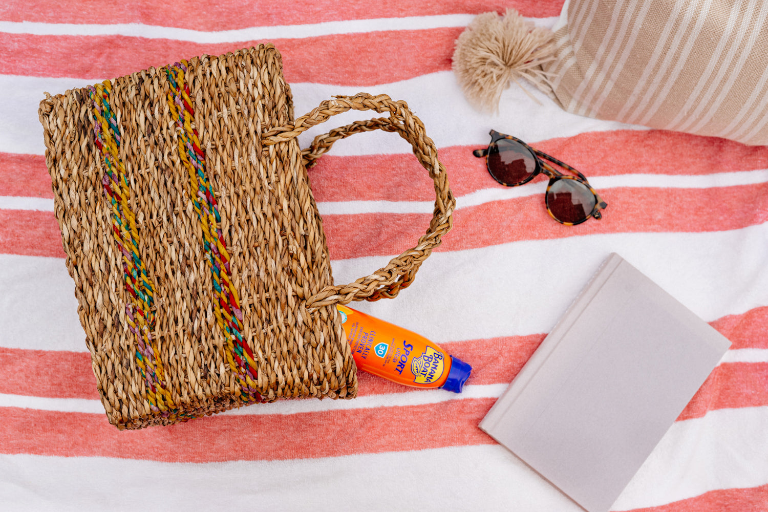 Recycled Sari Summer Basket