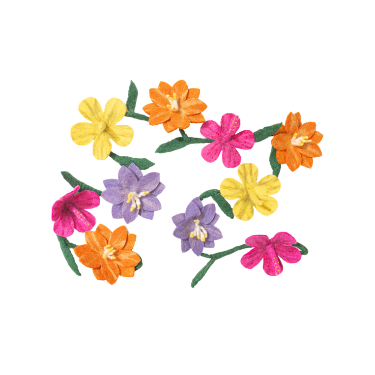 Felt Floral Garland