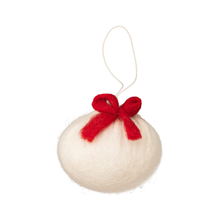Felt Dumpling Ornament