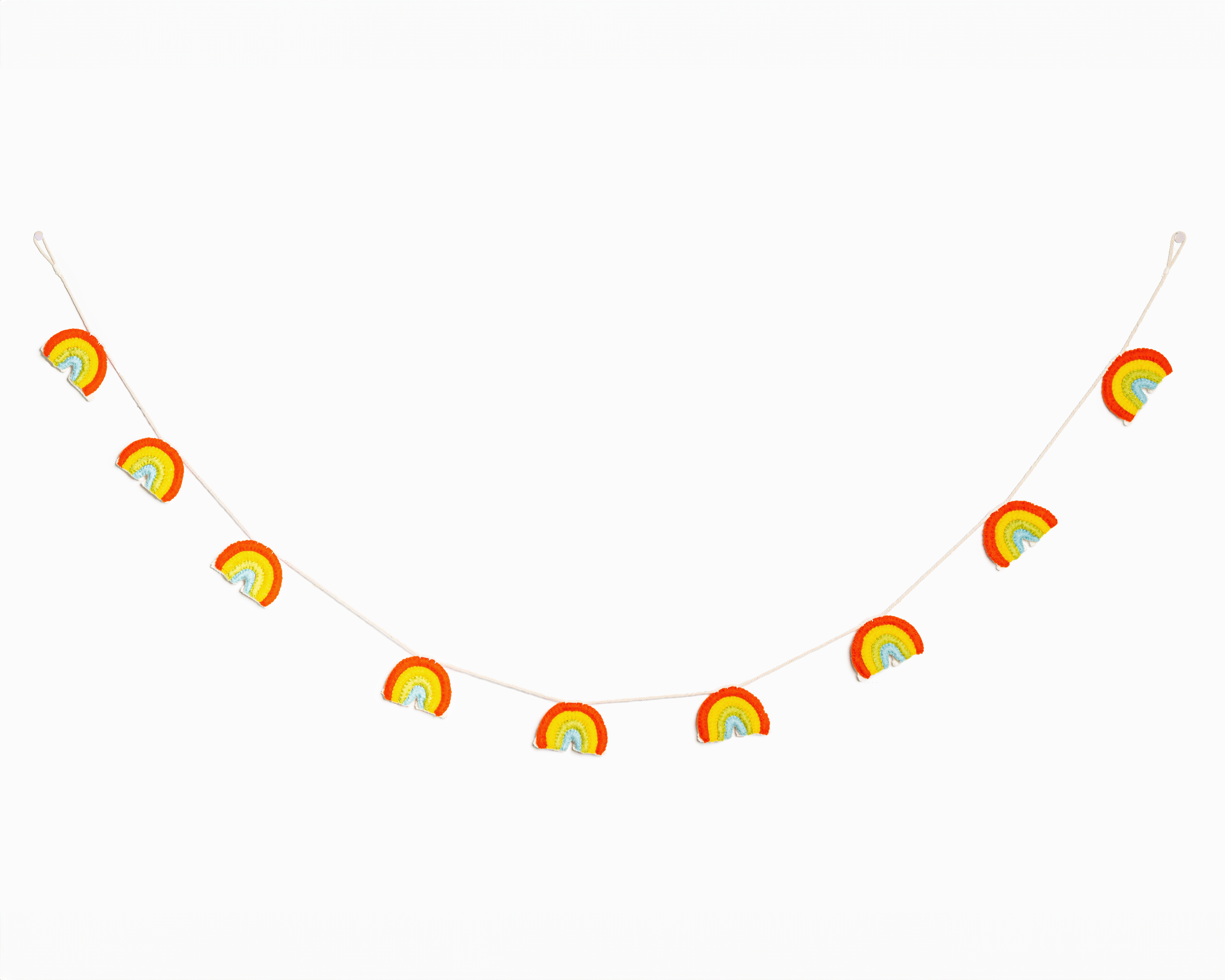 Felt Rainbow Garland