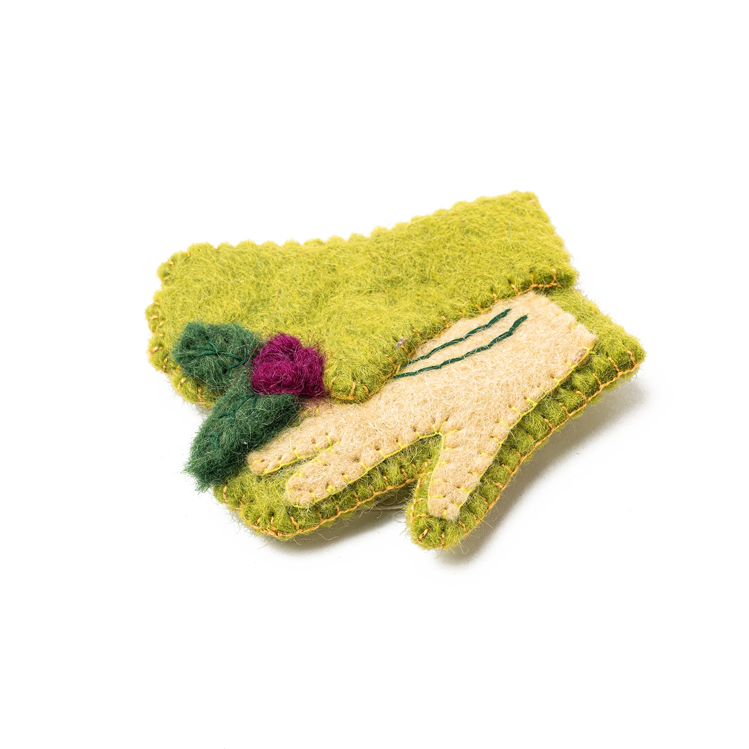 Felt Garden Ornaments - Set of 5