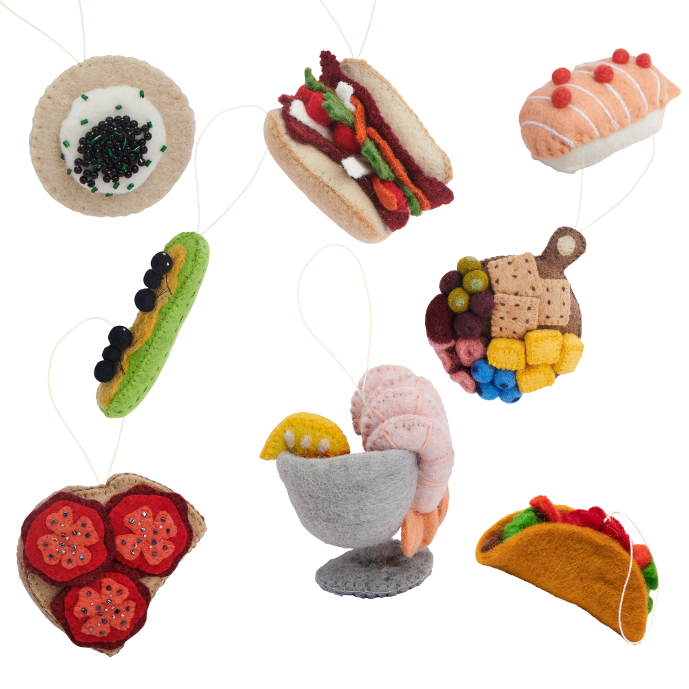 Foodie Ornament Gift Set
