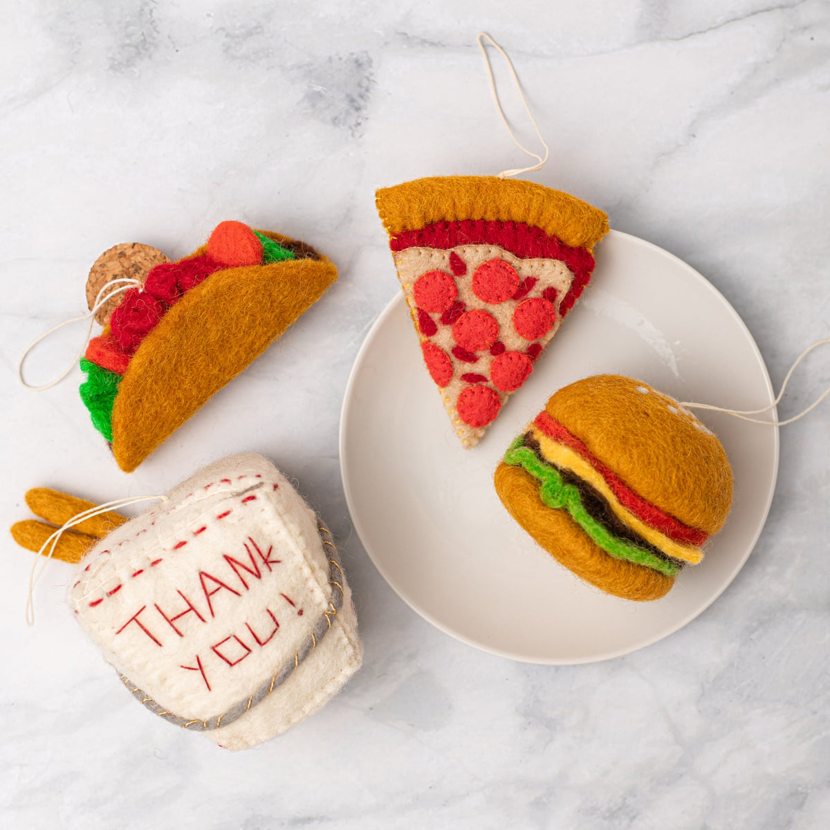 Felt Take Out Box Ornament