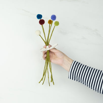 Felt Craspedia Stem