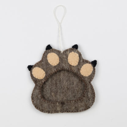 Felt Paw Frame Ornament