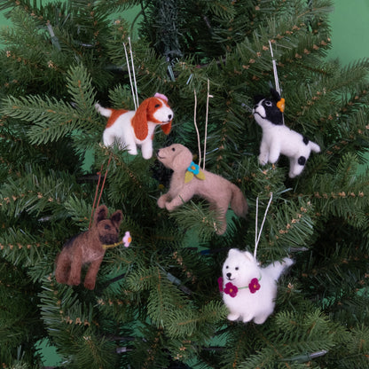 Felt Dog Breed Ornament