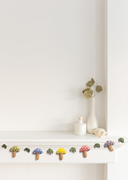 Felt Mushroom Garlands