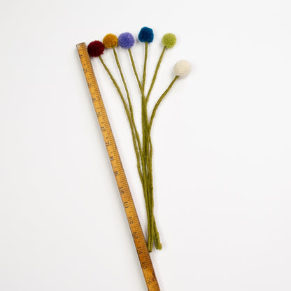 Felt Craspedia Stem