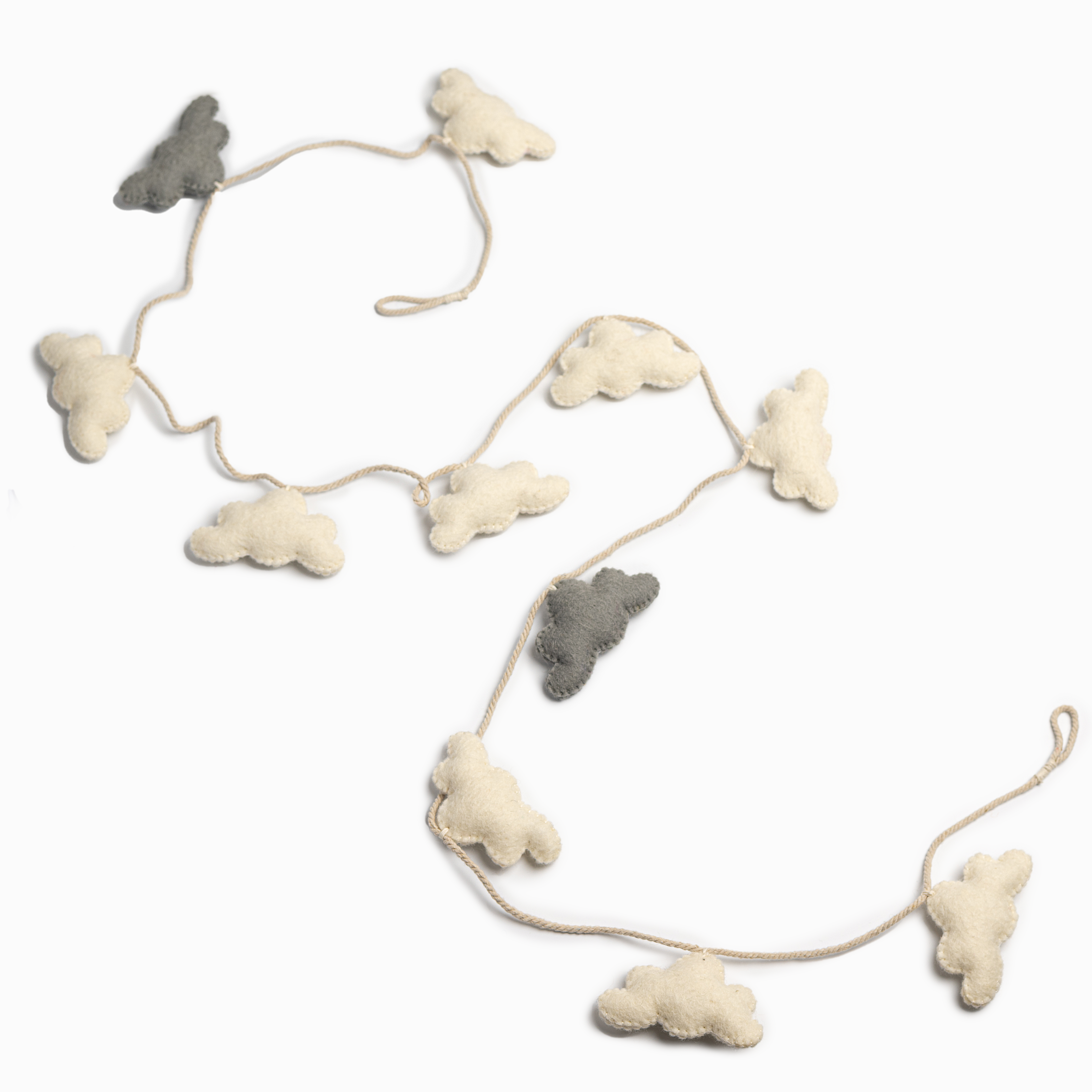 Felt Cloud Garland