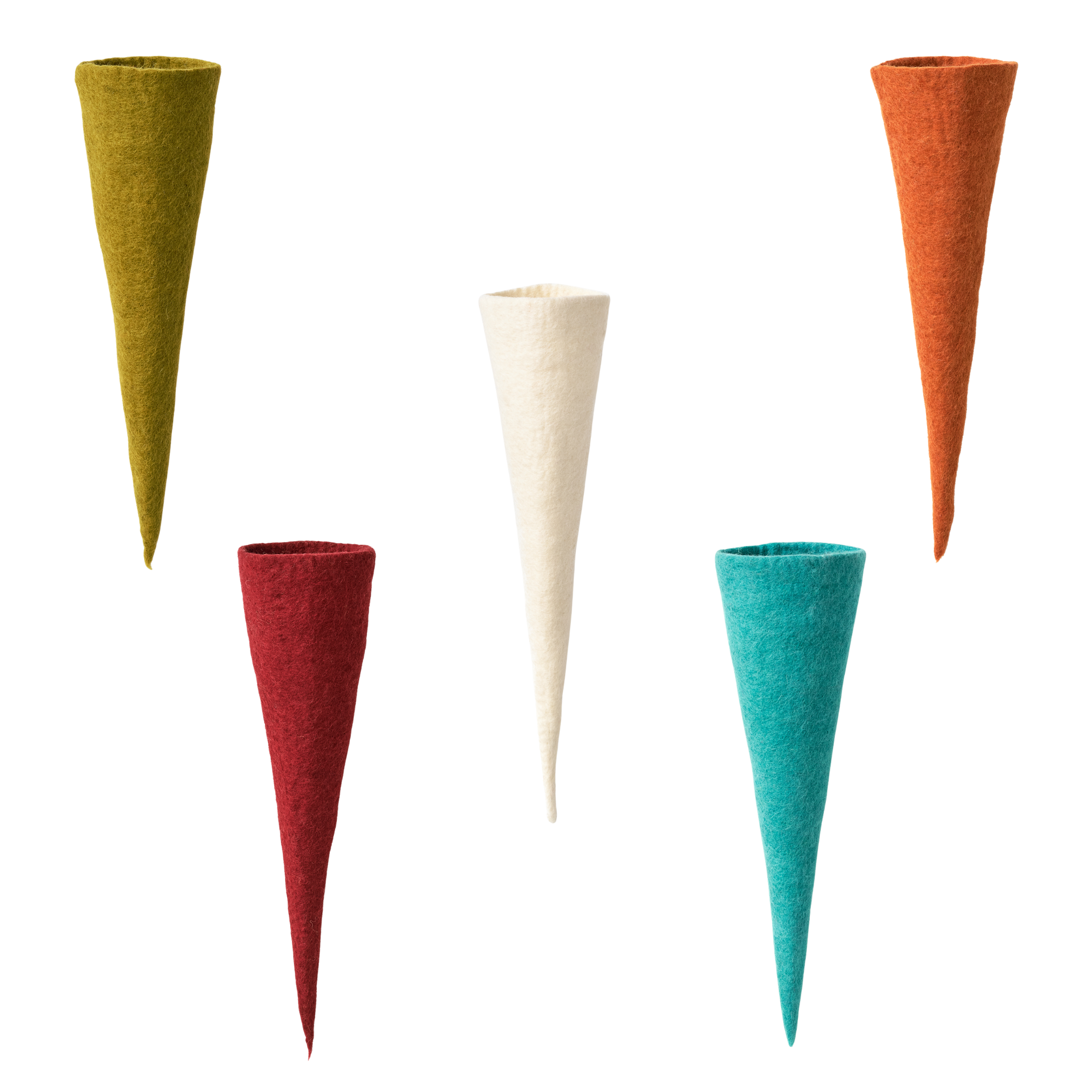 Felt Hanging Wall Vase