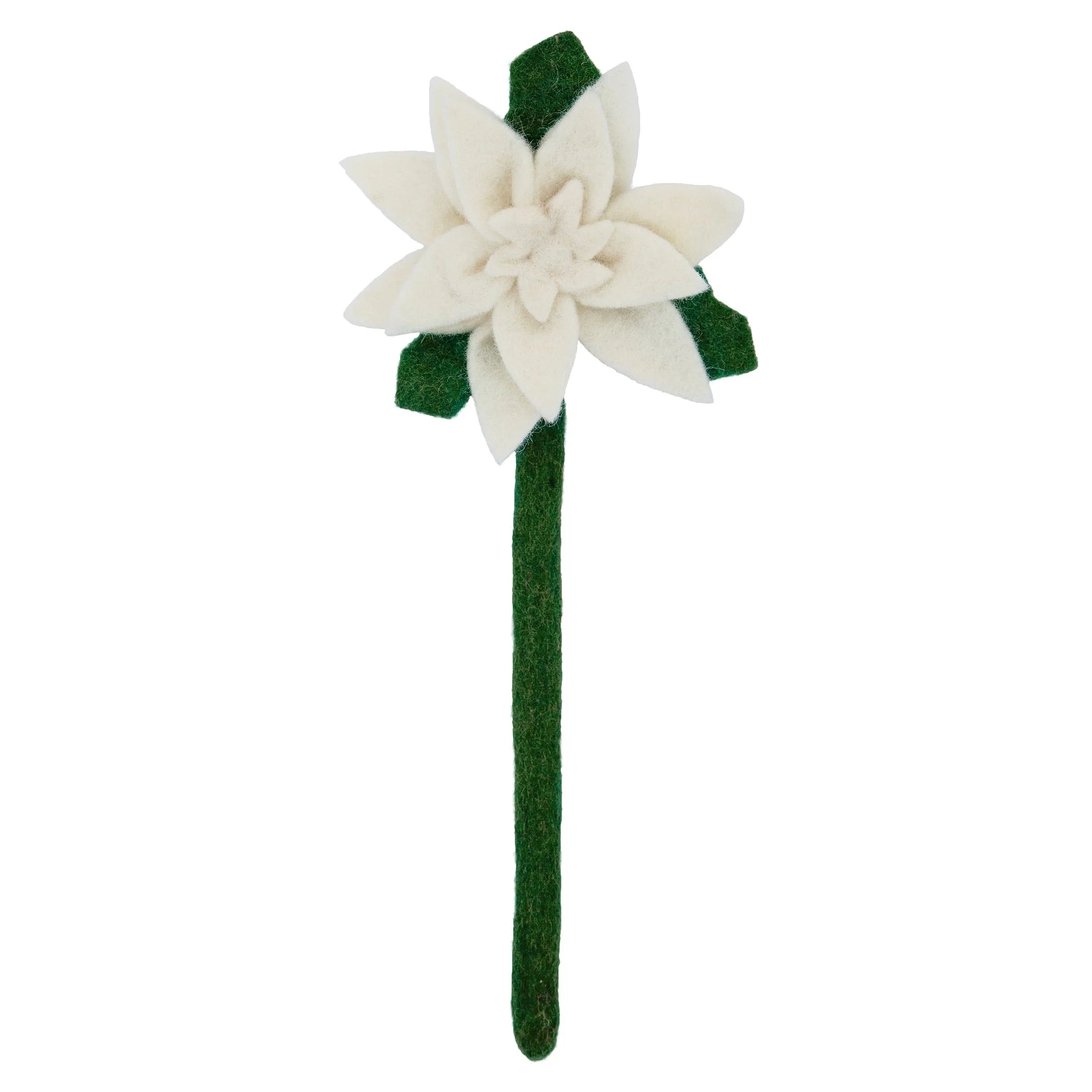 Felt Poinsettia Wand