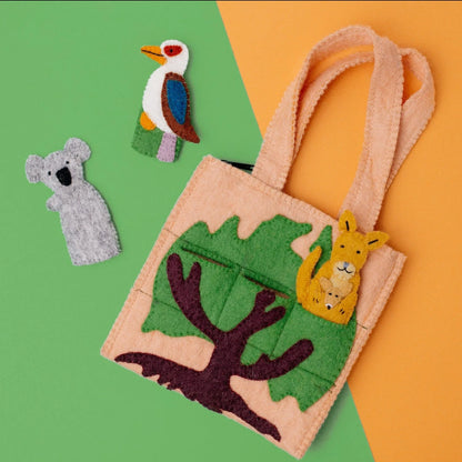 Felt Australia Puppet Bag