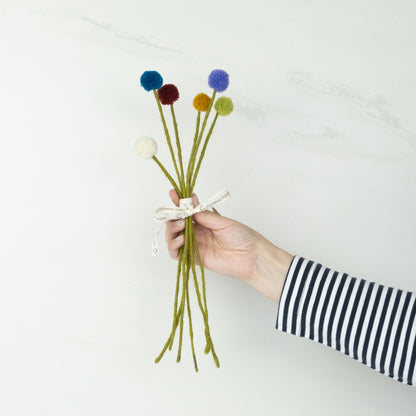 Felt Craspedia Stem