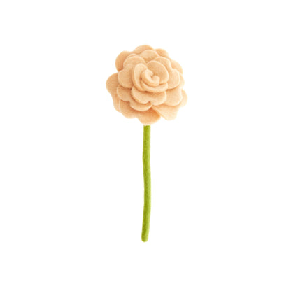 Felt Blooming Rose Light Stem