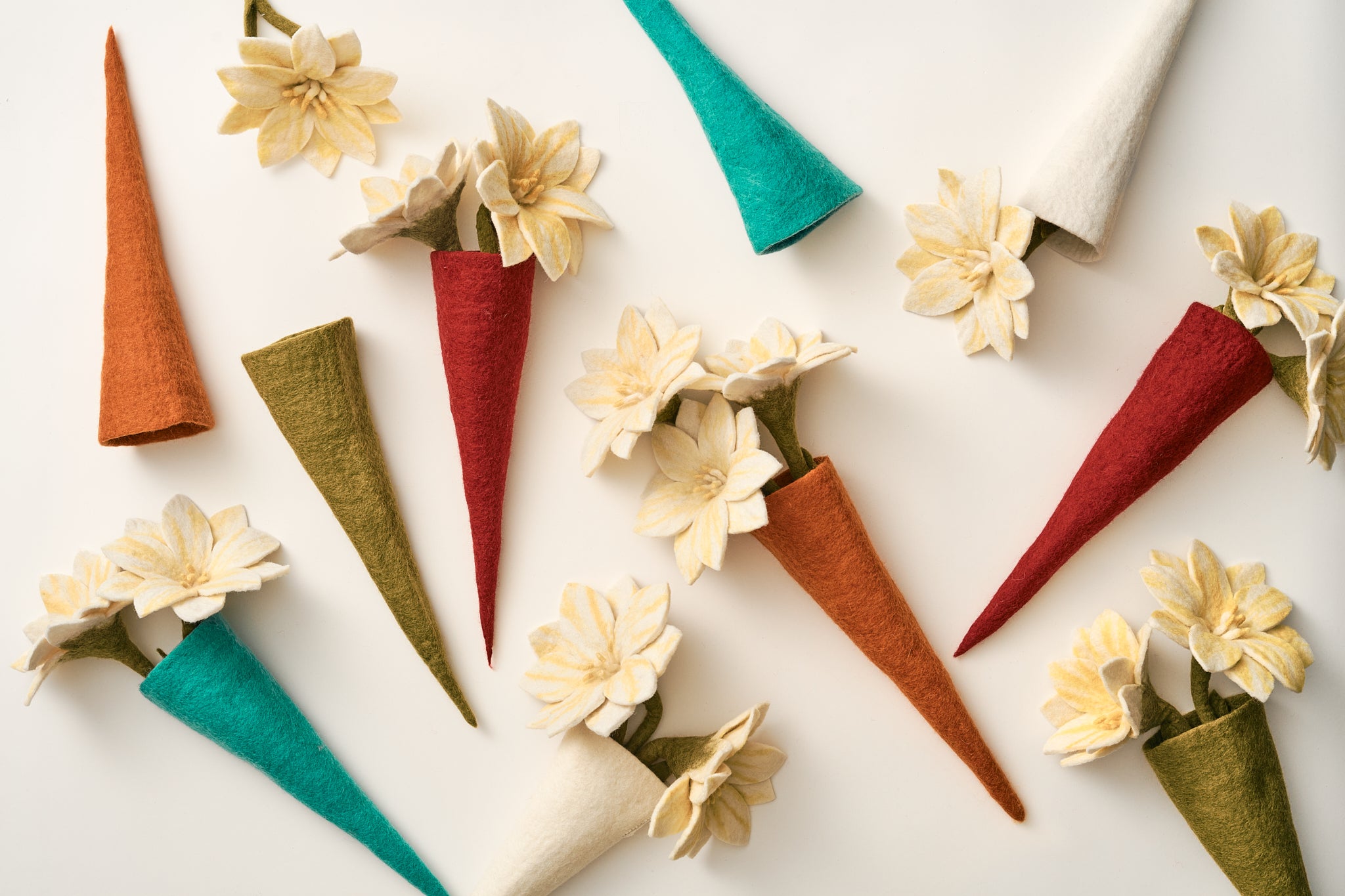 Felt Hanging Wall Vase