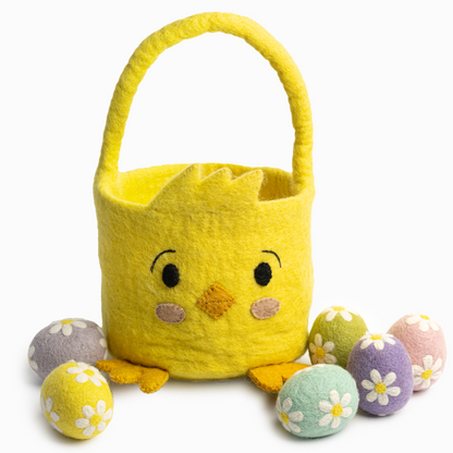 Felt Easter Basket Chick