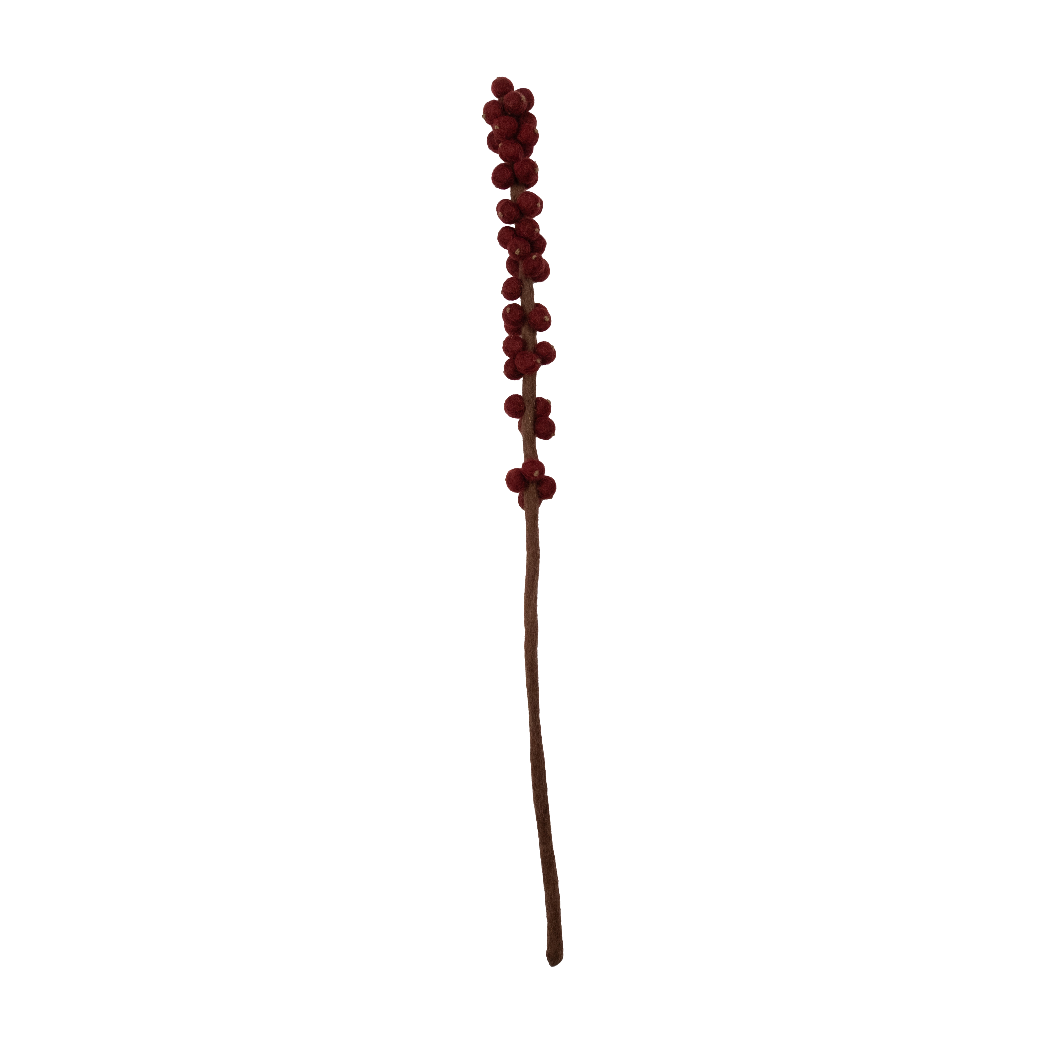 Felt Winterberry Ilex Stem
