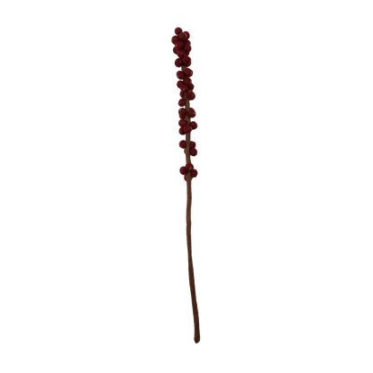 Felt Winterberry Ilex Stem