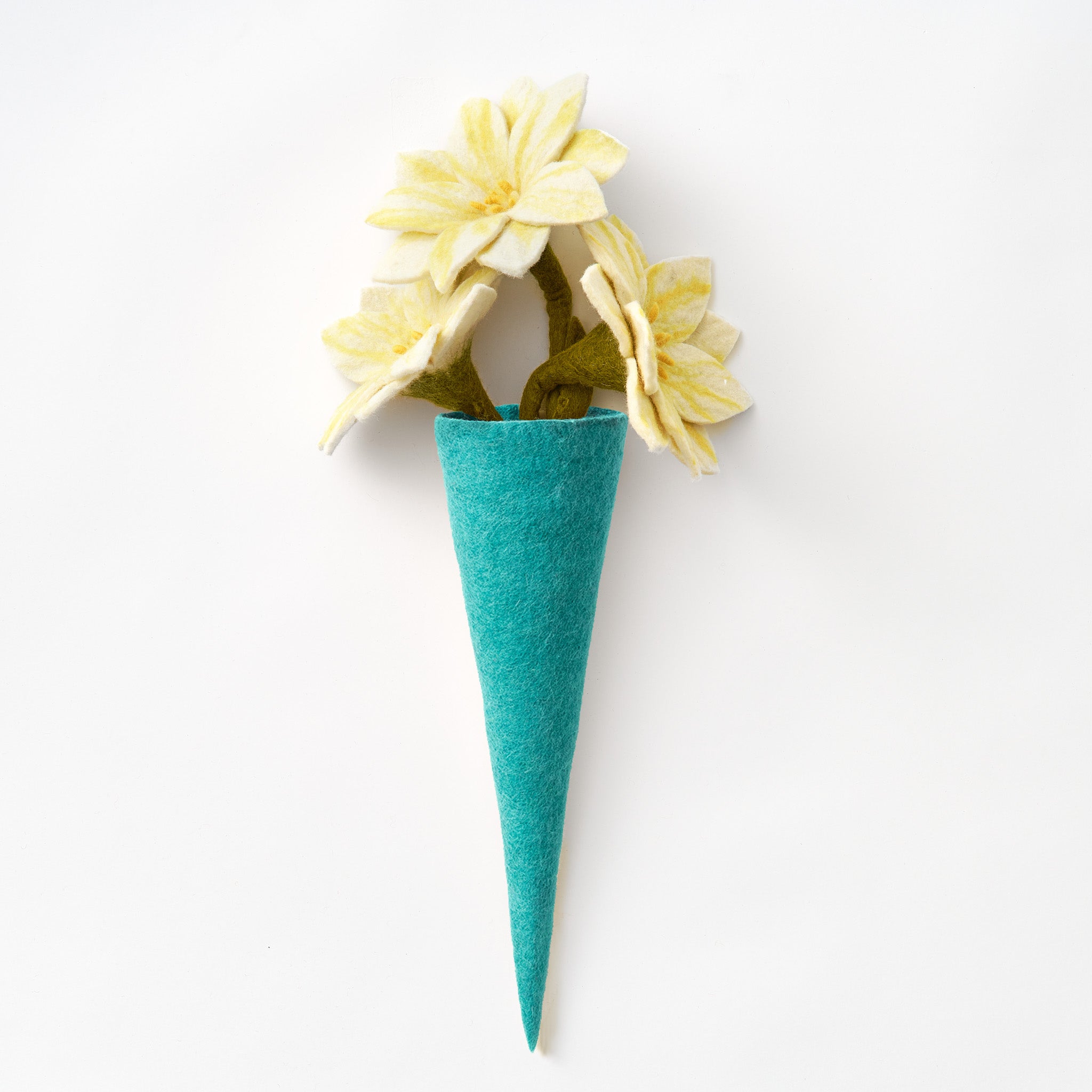 Felt Hanging Wall Vase