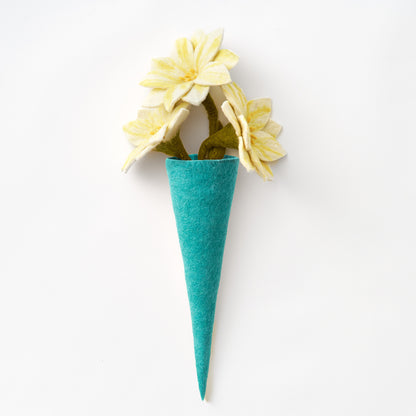 Felt Hanging Wall Vase
