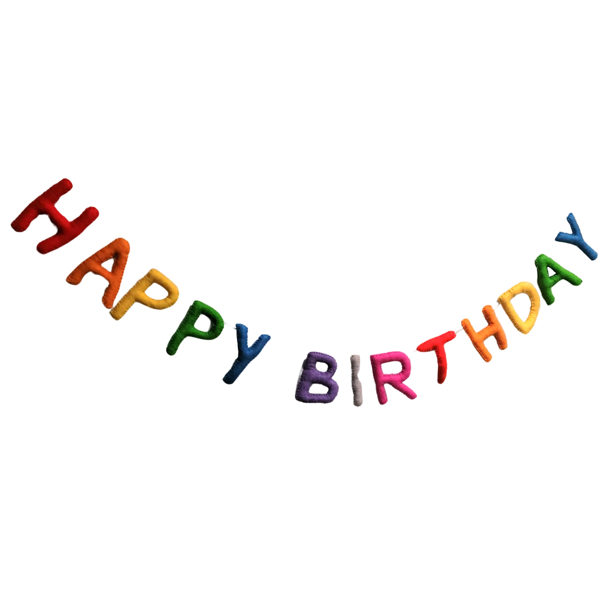 SAMPLE SALE: Felt Happy Birthday Garland