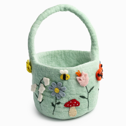 Felt Easter Basket Floral