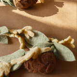 Felt Pinecone Garland