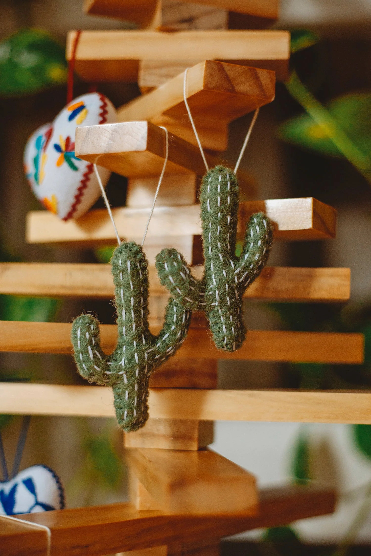 Cactus Ornaments - Set of 2