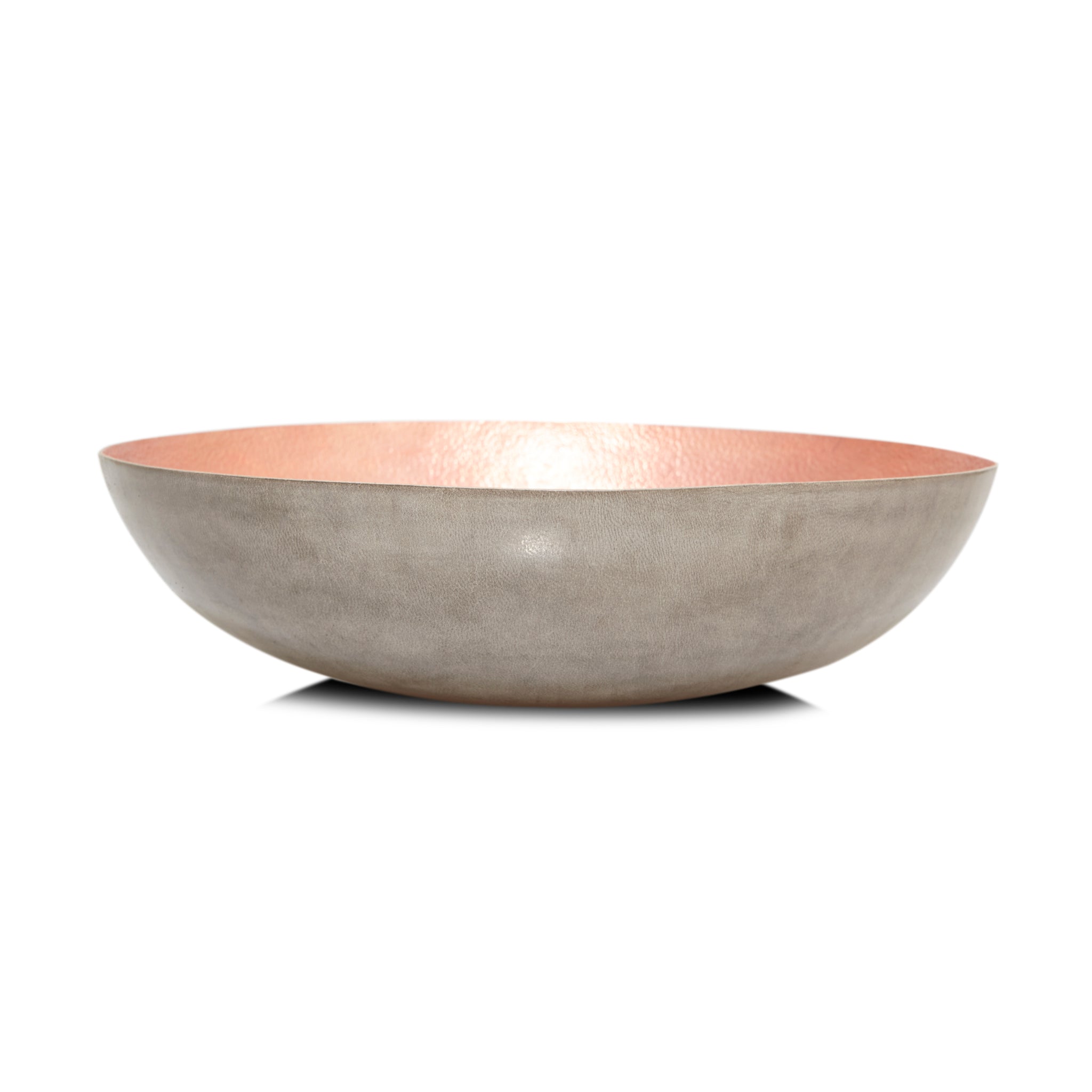 SAMPLE SALE: Leather Bowl - Grey