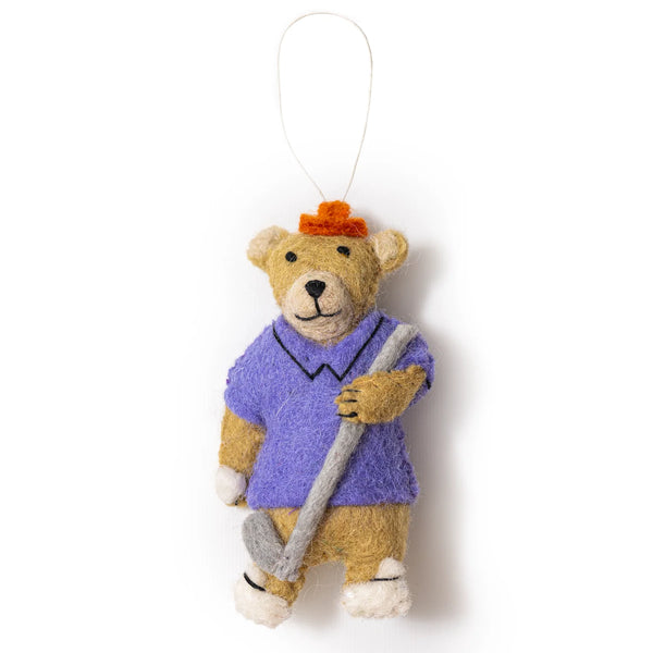 SAMPLE SALE: Felt Bear Sportament - Golf