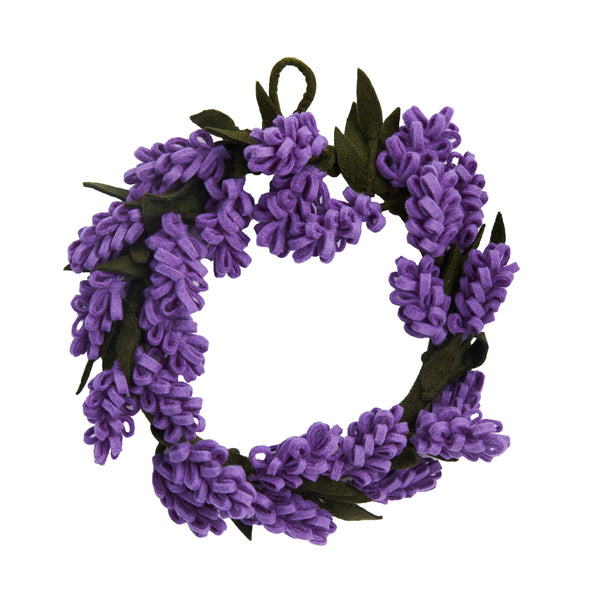 Felt Lavender Wreath