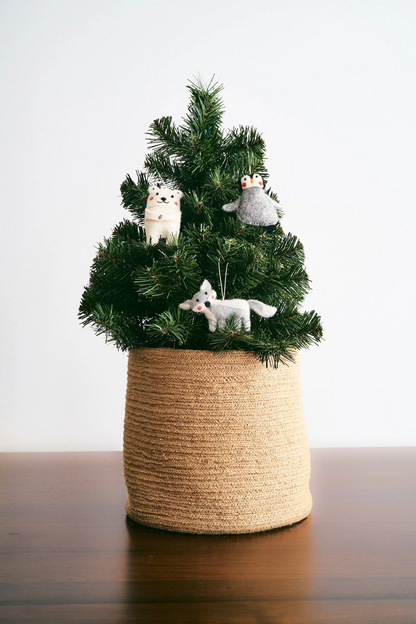 Arctic Fox Animal Ornament