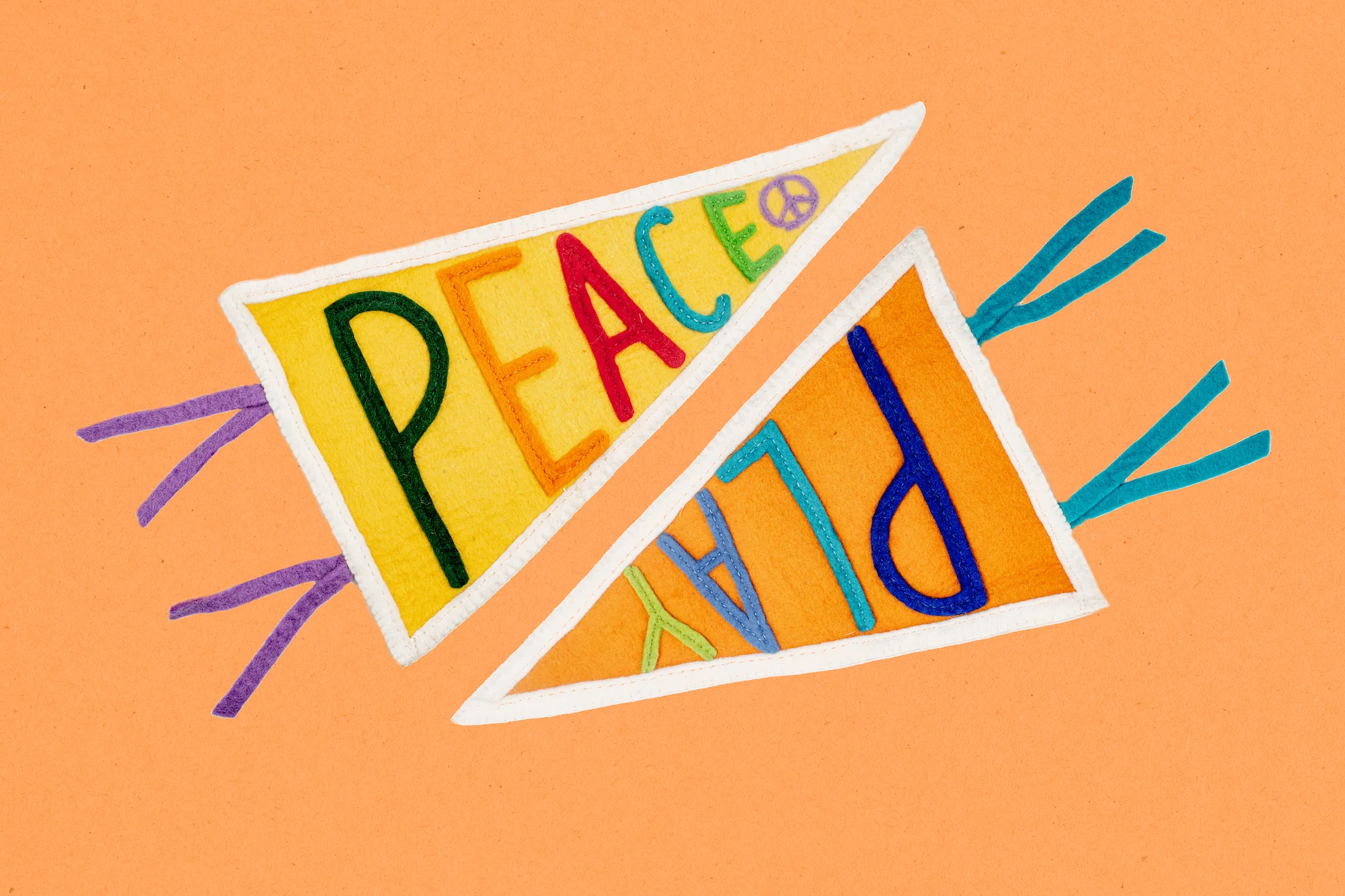 Felt Peace Pennant