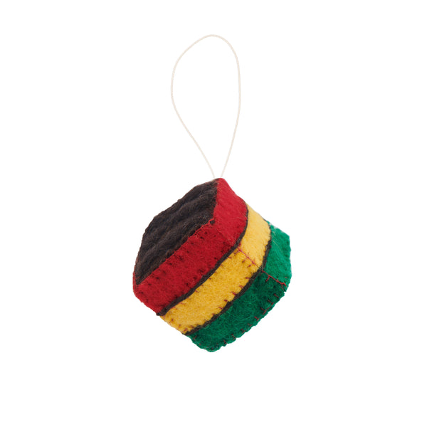 Felt Italian Rainbow Cookie Ornament