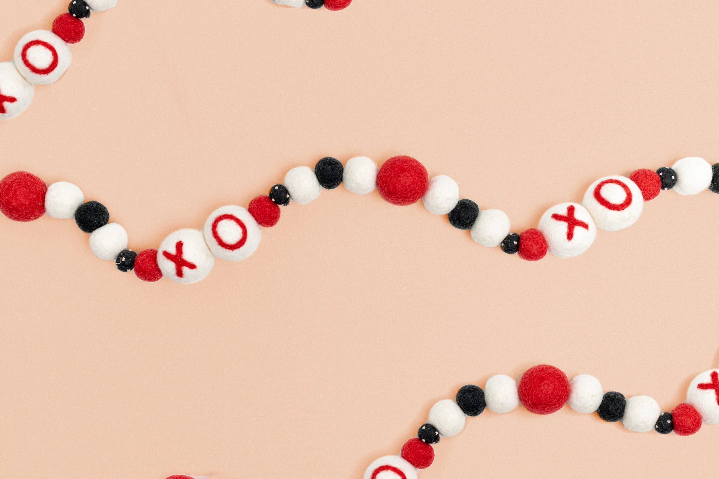 Felt XO Garland