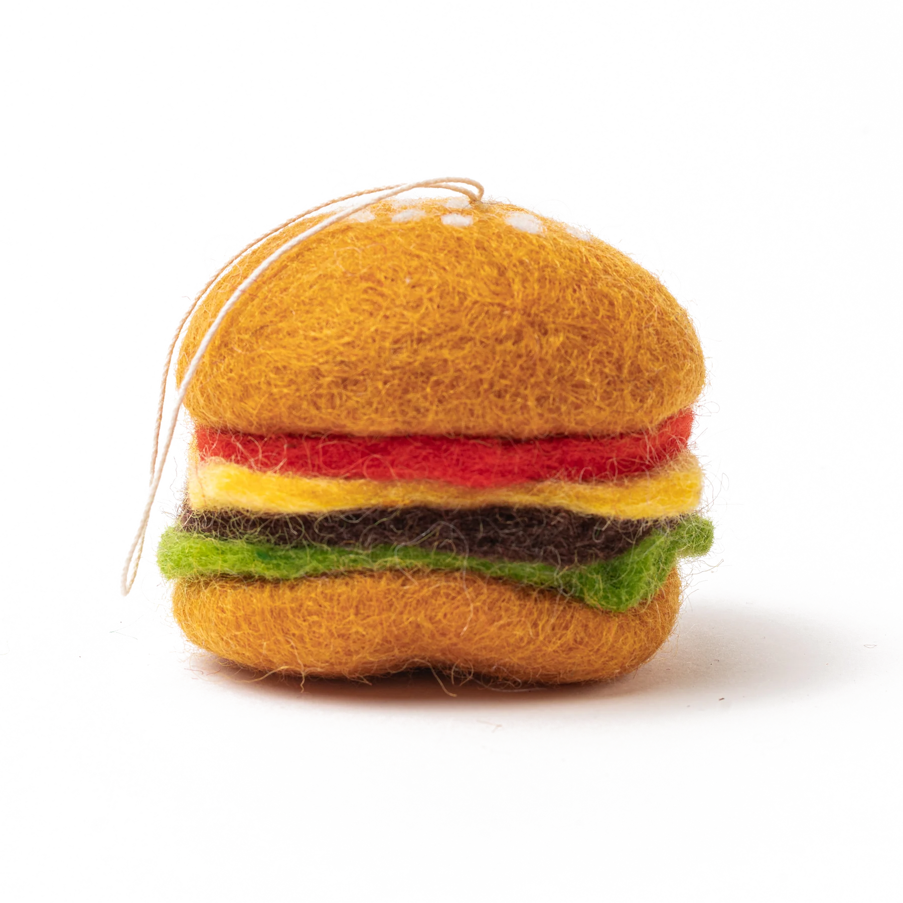 Felt Burger Ornament