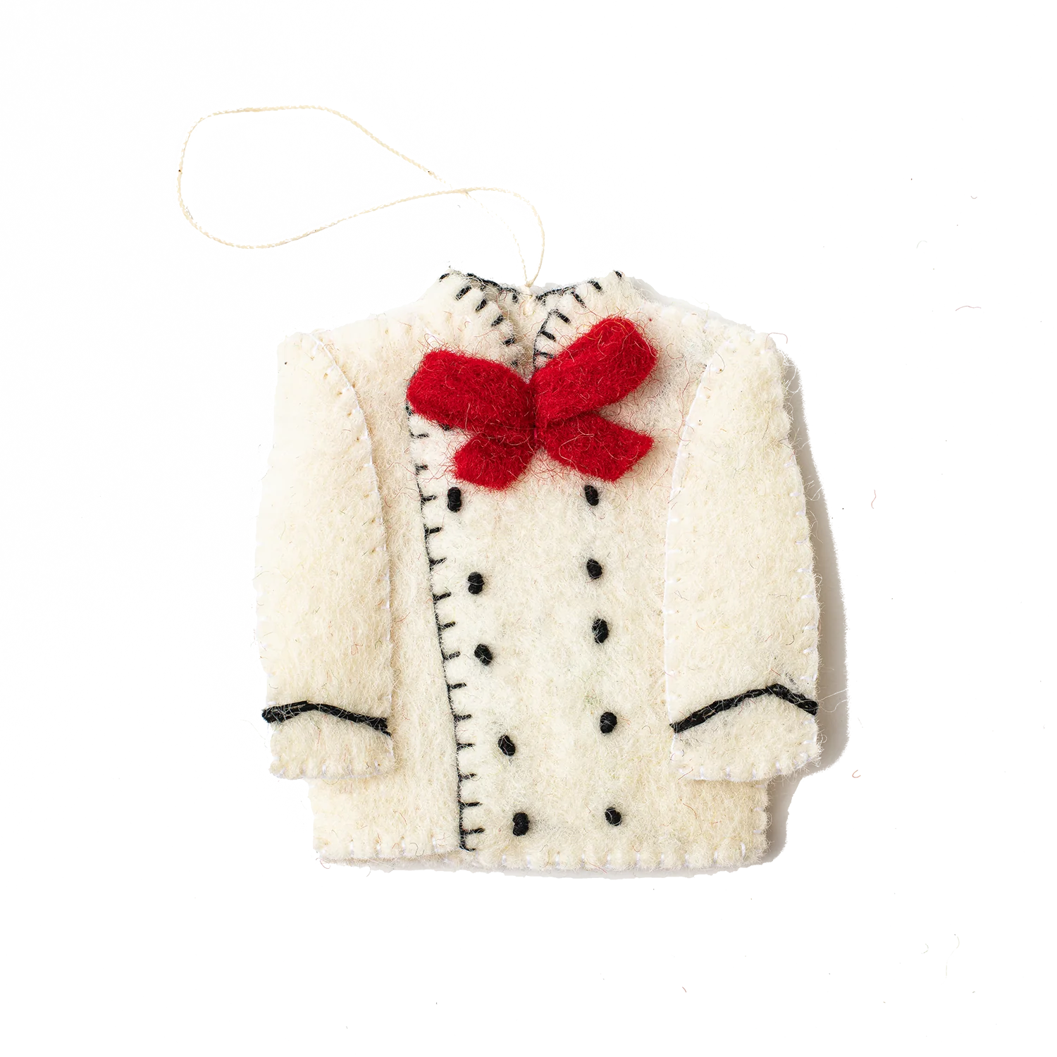 Felt Chef's Jacket Ornament