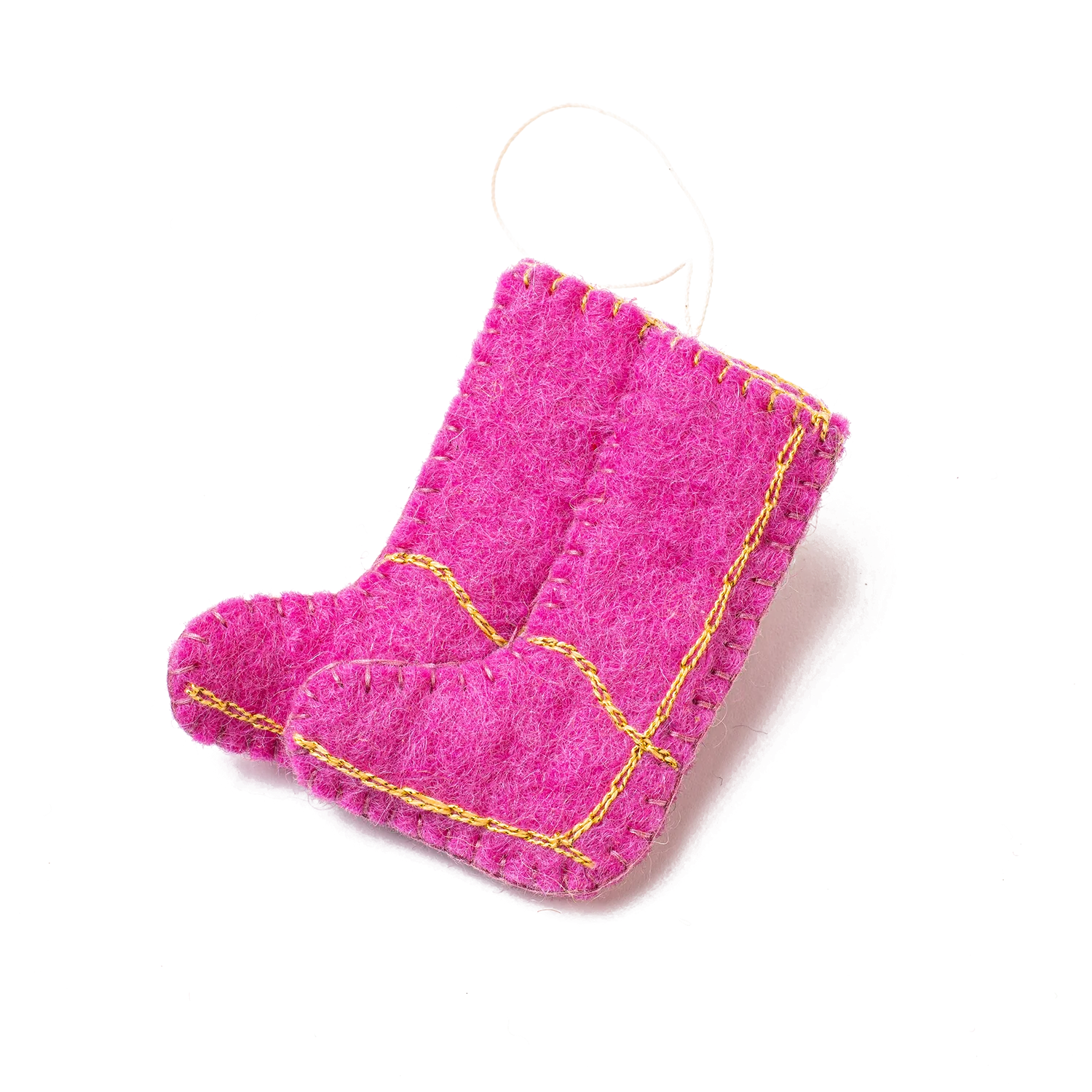 Felt Garden Boots Ornament