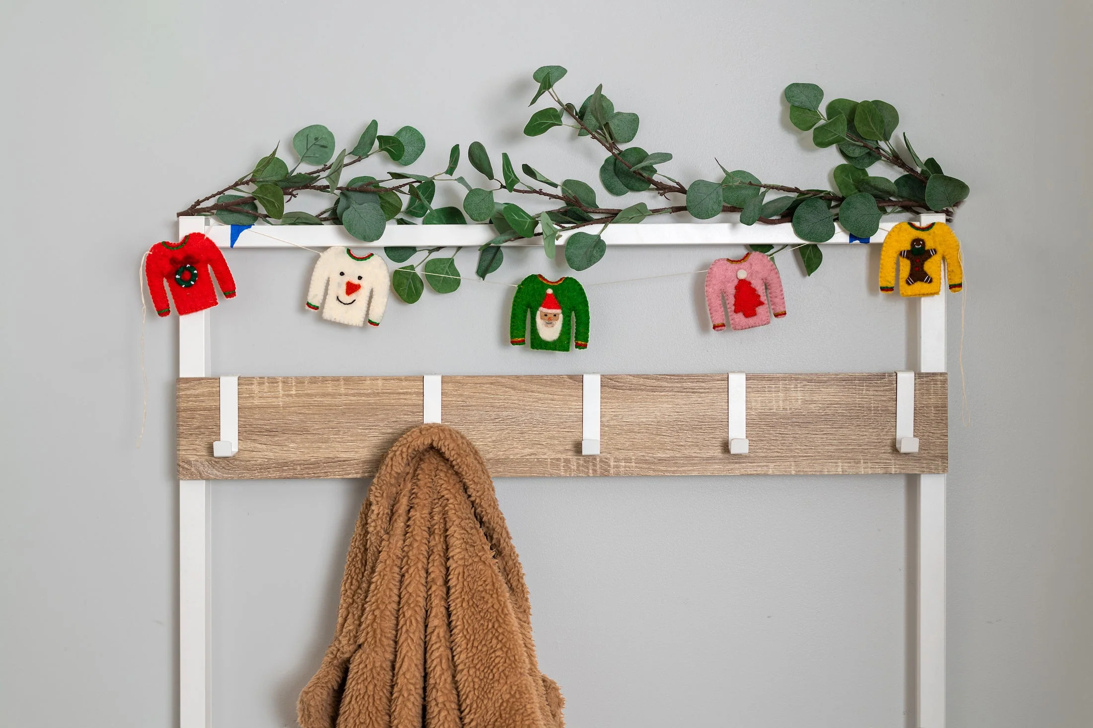 Felt Holiday Sweater Garland