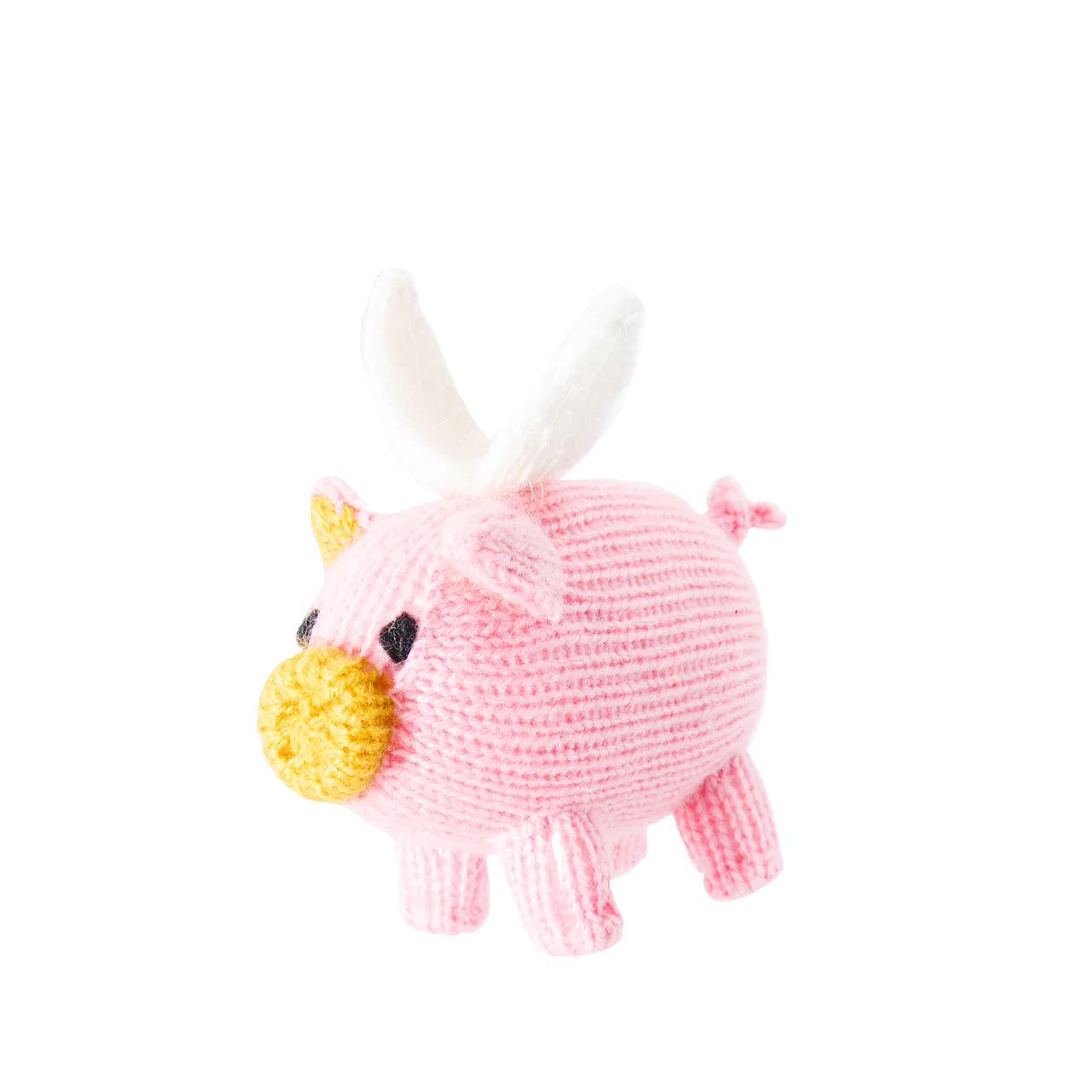 Flying Pig Knit Ornament