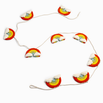 Felt Rainbow Garland