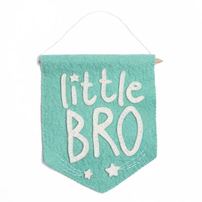 Felt Little Bro Banner Flag