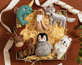 Felt Arctic Animal Ornaments - Set of 6