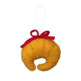 Felt Croissant Ornament
