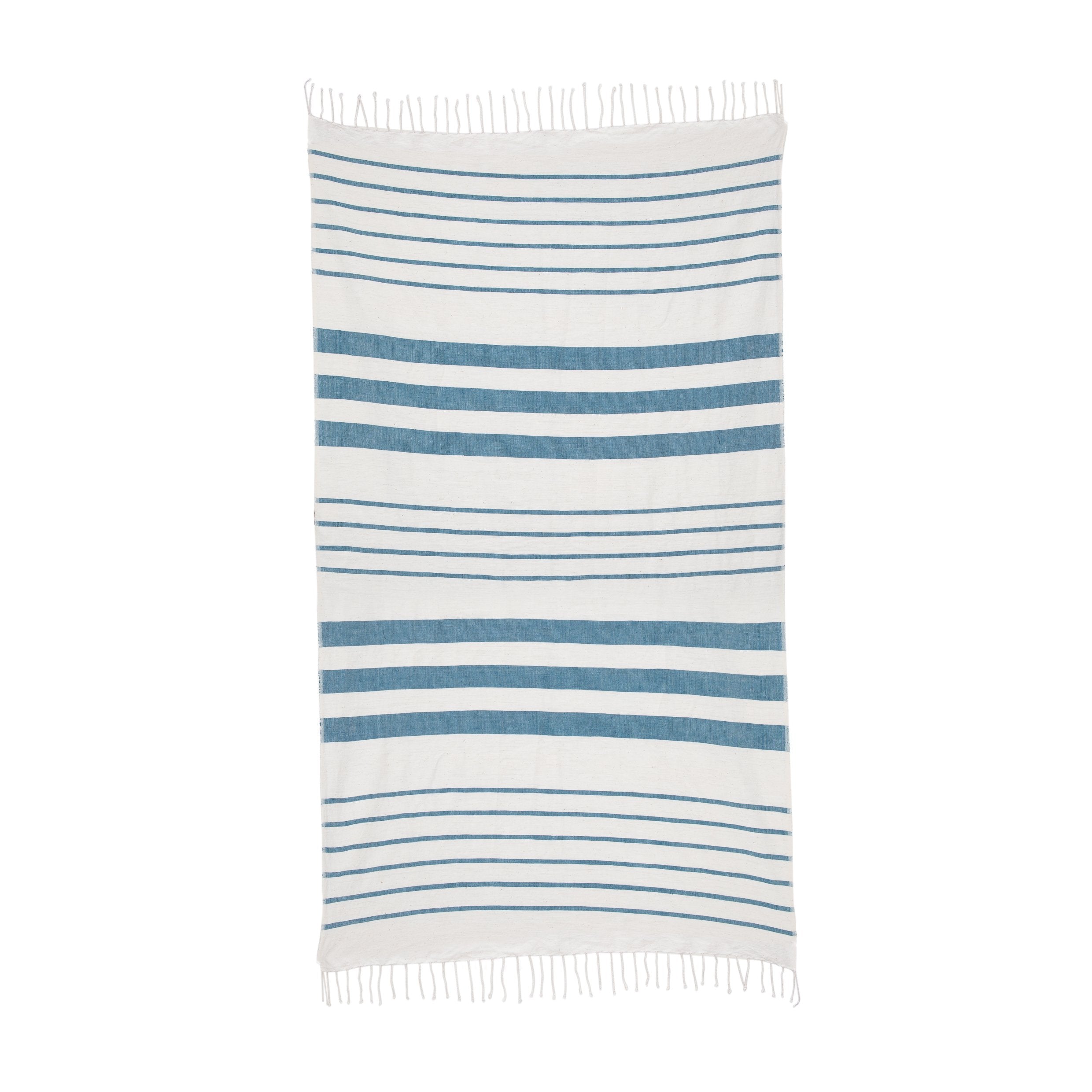 Striped Cotton Beach & Bath Towel