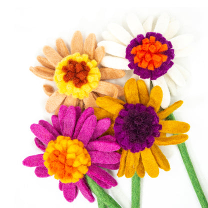 Felt Cone Flowers