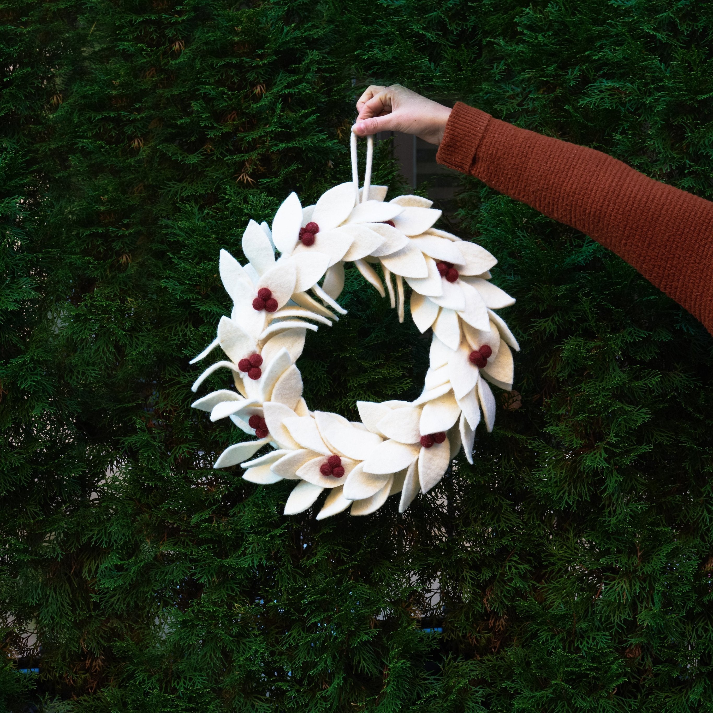 Felt Holiday Wreath